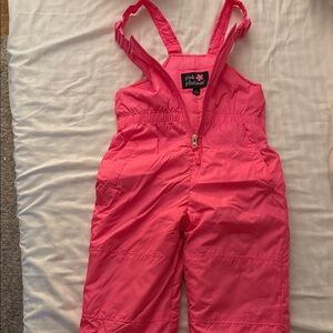 Pink Platinum Kids Overalls - Bright Pink